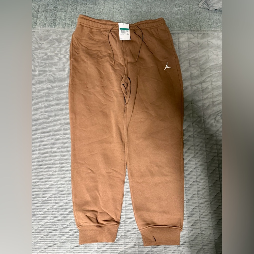 NWT Jordan Tan Sweatpants
